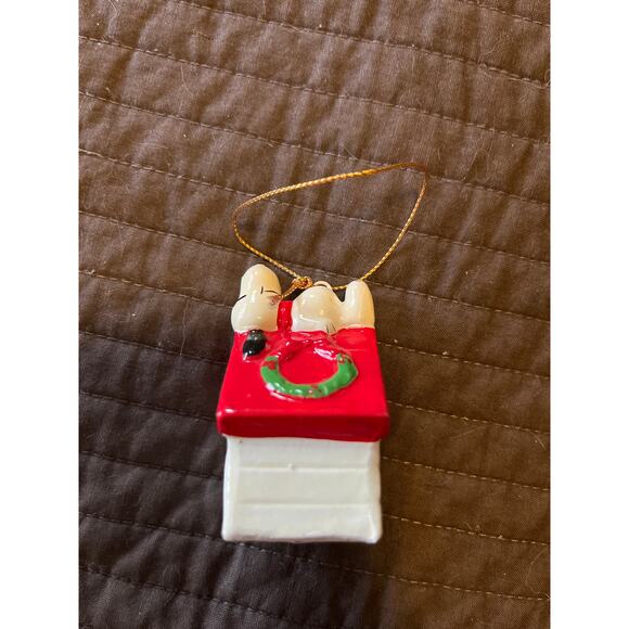 Snoopy Christmas Tree Ornament - vintage - Picture 4 of 6